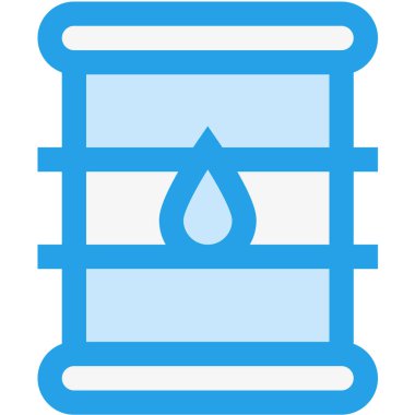 Eco Barrel Vektör Simgesi Tasarım İllüstrasyonu