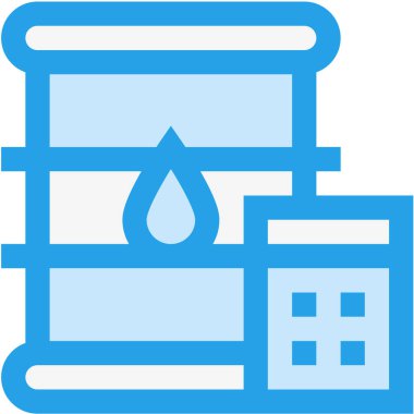 Yakıt Hesaplama Vektör Simgesi Tasarım İllüstrasyonu