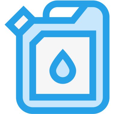 Araba Yağı Vektör Simgesi Tasarımı Çizimi