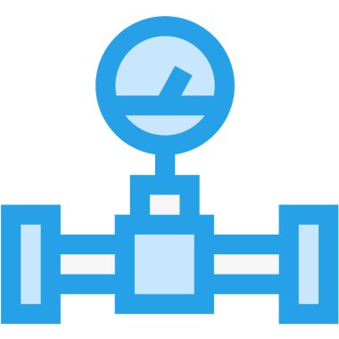 Petrol Boru Hattı Vektör Simgesi Tasarım İllüstrasyonu