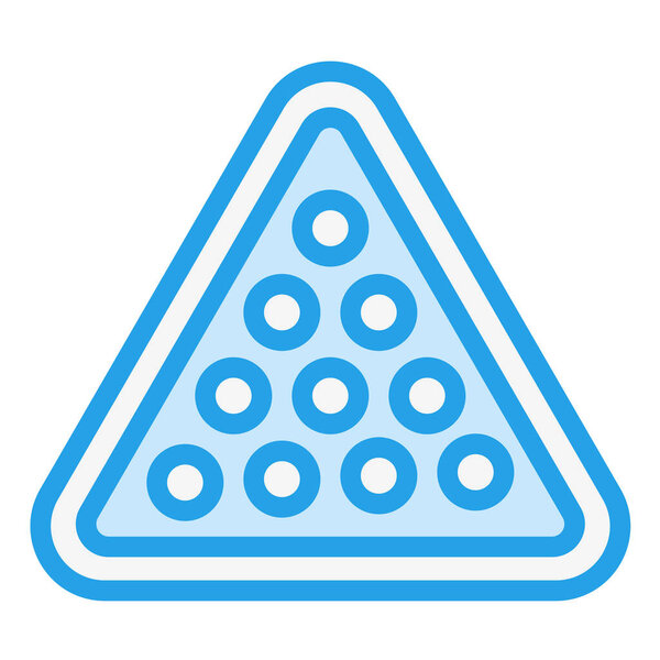 Billiard Vector Icon Design Illustration