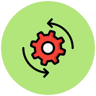 Agile Vektör Simgesi Tasarım İllüstrasyonu