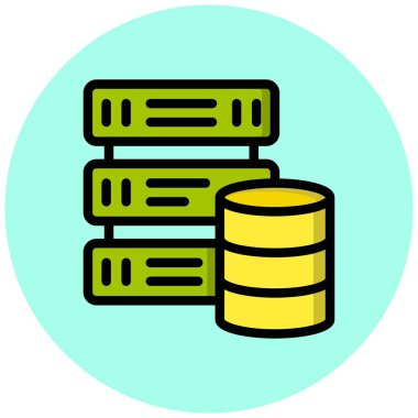 Veri güdümlü Vektör Simgesi Tasarım İllüstrasyonu