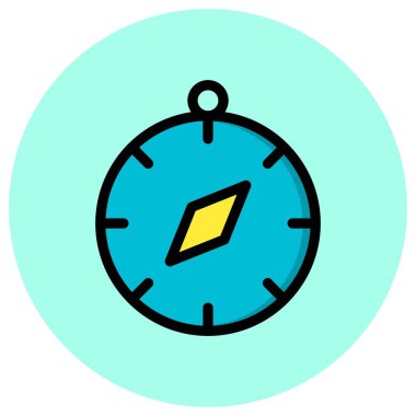 Pusula Vektörü Simgesi Tasarım ResmiComment