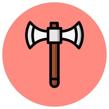 Axe Vektör Simgesi Tasarım İllüstrasyonu