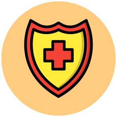 Kalkan Vektörü Simgesi Tasarım ResmiComment