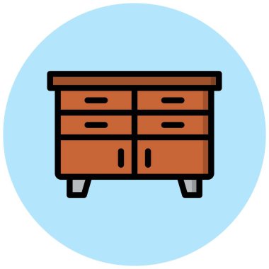 Yan Tahta Vektör Simgesi Tasarım İllüstrasyonu