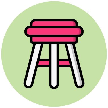 Dışkı Vektörü Simgesi Tasarımı Çizimi