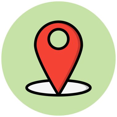 Yer Tutucu Vektör Simgesi Tasarım İllüstrasyonu