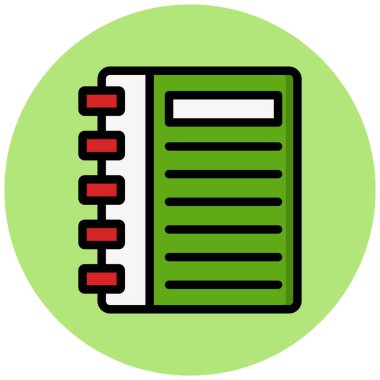 Gündem Vektörü Simgesi Tasarım İllüstrasyonu