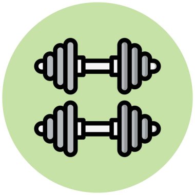 Halter Vektörü Simgesi Tasarım İllüstrasyonu