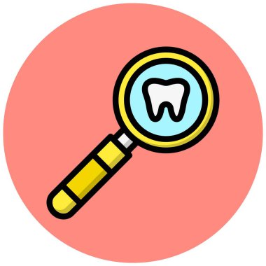 Arama Vektörü Simgesi Tasarım İllüstrasyonu