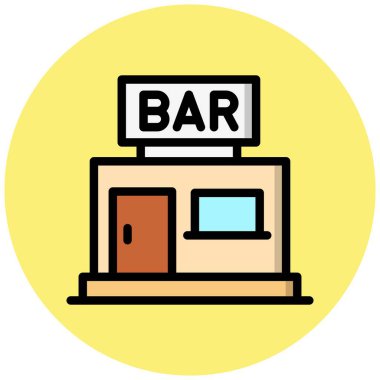 Çubuk Vektör Simgesi Tasarım İllüstrasyonu