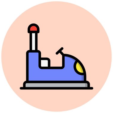 Çarpışan Araba Vektörü Simgesi Tasarım İllüstrasyonu