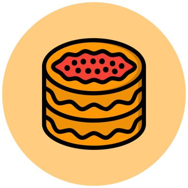 Maki Vektör Simgesi Tasarım Çizimi