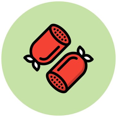 Salam Vektörü Simgesi Tasarım İllüstrasyonu