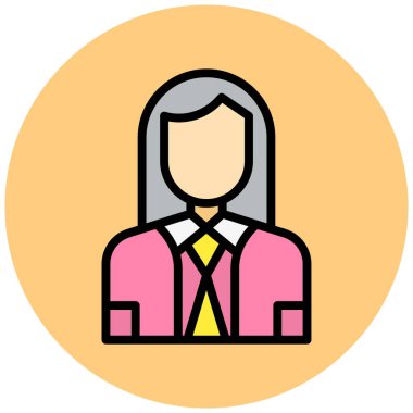 Şirket Sektör Vektör Simgesi Tasarım İllüstrasyonu