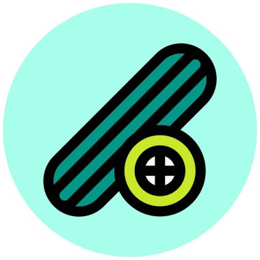 Salatalık Vektör Simgesi Tasarım İllüstrasyonu