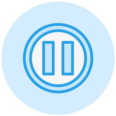 Vektör Simgesi Tasarım Resmini Duraklat