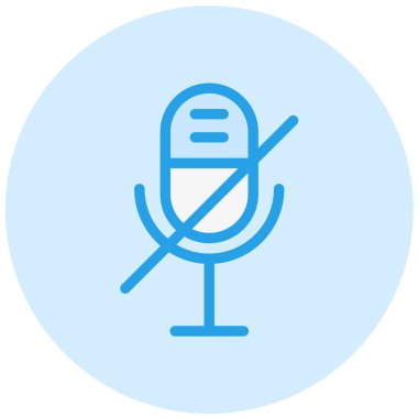 Dilsiz Vektör Simgesi Tasarım İllüstrasyonu