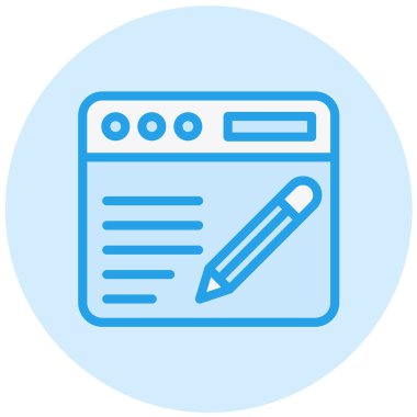 Günlük Vektörü Simgesi Tasarım İllüstrasyonu