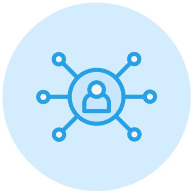 Ortak Pazarlama Vektörü Simgesi Tasarım İllüstrasyonu