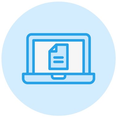 Rapor Vektörü Simgesi Tasarım İllüstrasyonu