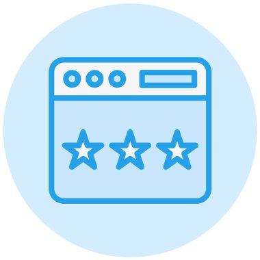 Geribildirim Vektörü Simgesi Tasarım İllüstrasyonu