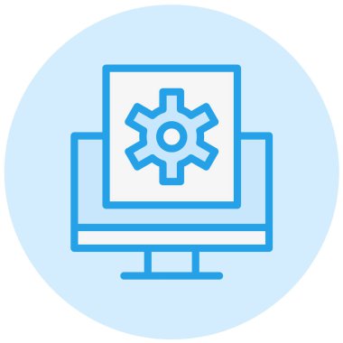 Web İyimserleştirme Vektörü Simgesi Tasarım İllüstrasyonu