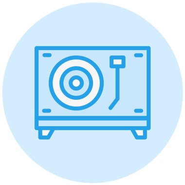 Döndürülebilir Vektör Simgesi Tasarım İllüstrasyonu