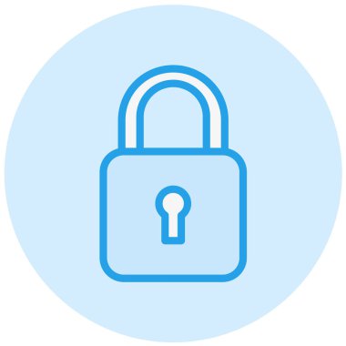 Padlock Vector Icon Design Illustration