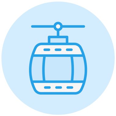 Kablo Otomobil Vektörü Simgesi Tasarım İllüstrasyonu