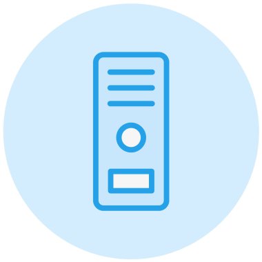 Bilgisayar dosyası Vektör Simgesi Tasarım İllüstrasyonu