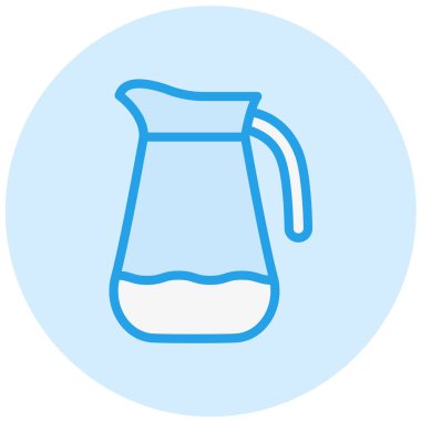 Jug Vektör Simgesi Tasarım İllüstrasyonu