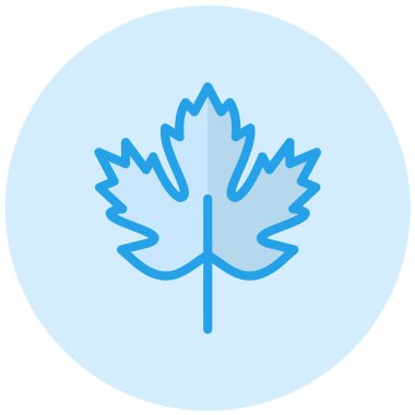 Akçaağaç Vektör Simgesi Tasarım İllüstrasyonu