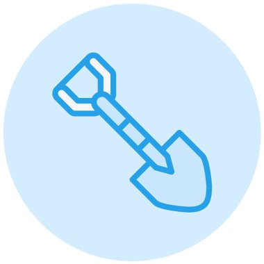 Shovel Vector Icon Design Illustration clipart