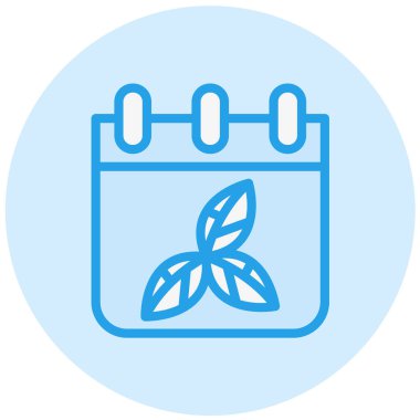 Takvim Vektörü Simgesi Tasarım İllüstrasyonu