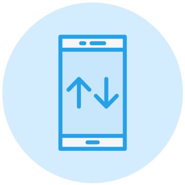 Mobil Veri Vektörü Simgesi Tasarım ResmiComment