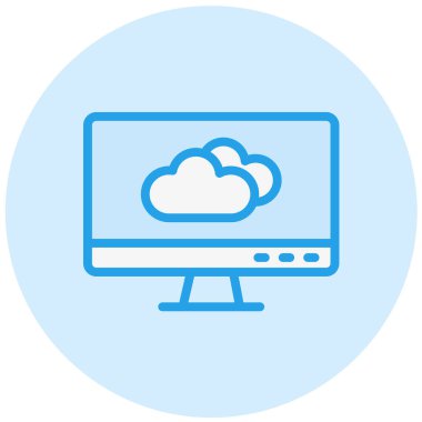 Tahmin Vektörü Simgesi Tasarım İllüstrasyonu