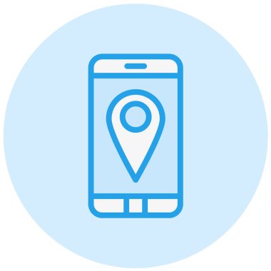 GPS mobil Vektör Simgesi Tasarım ResmiComment