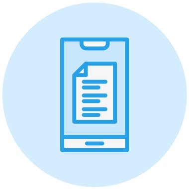 Not Vektörü Simgesi Tasarım İllüstrasyonu