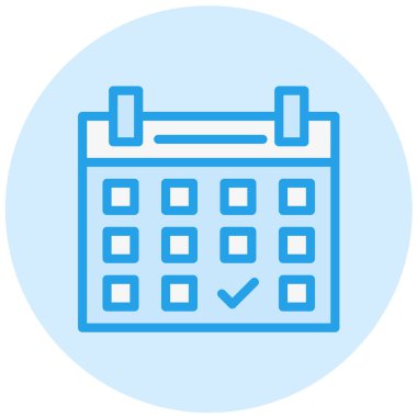 Zamanlama Vektörü Simgesi Tasarım İllüstrasyonu