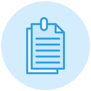 Yapışkan Not Vektör Simgesi Tasarım İllüstrasyonu