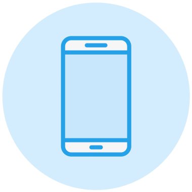 Akıllı Telefon Vektör Simgesi Tasarım İllüstrasyonu