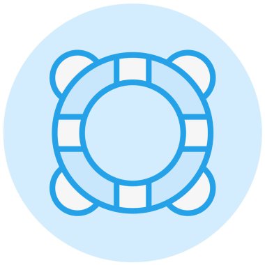 Cankurtaran Vektörü Simge Tasarımı Çizimi