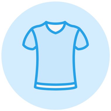 T-Shirt Vektör simgesi tasarımı illüstrasyonu