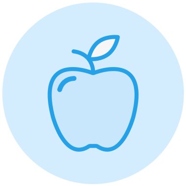 Apple Vektör Simgesi Tasarım İllüstrasyonu