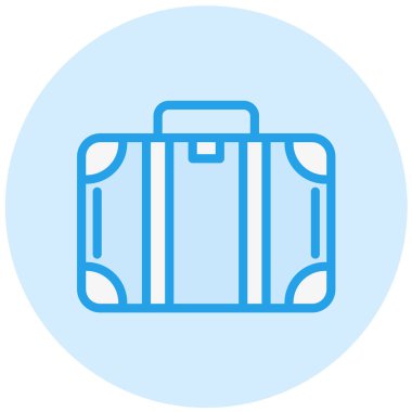 Çanta Vektör Simgesi Tasarım İllüstrasyonu