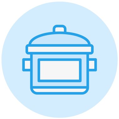 Tencere Vektör Simgesi Tasarım Çizimi