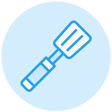 Spatula Vektör Simgesi Tasarım İllüstrasyonu